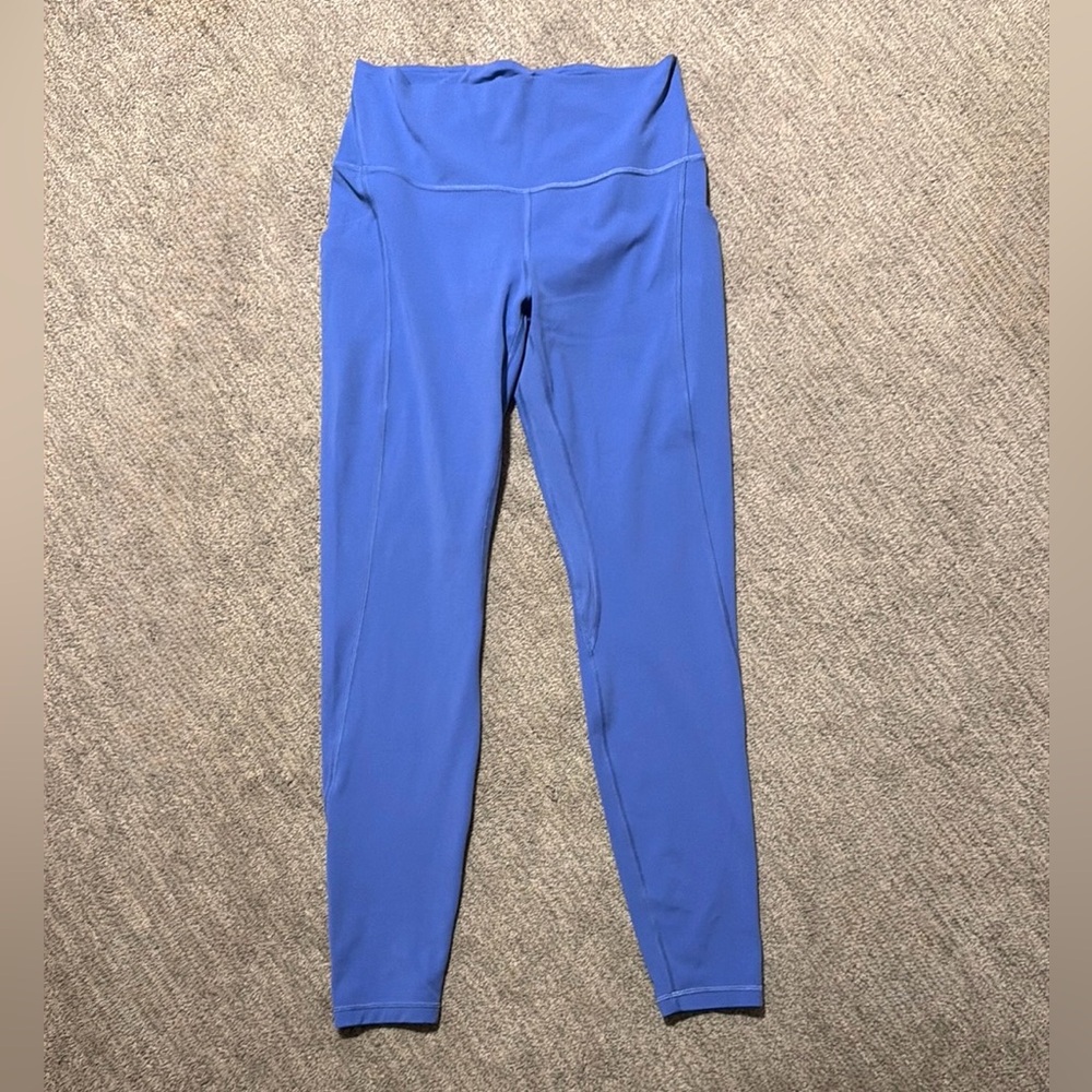 Lululemon Align high rise pocket leggings blue sz 10 lk new
